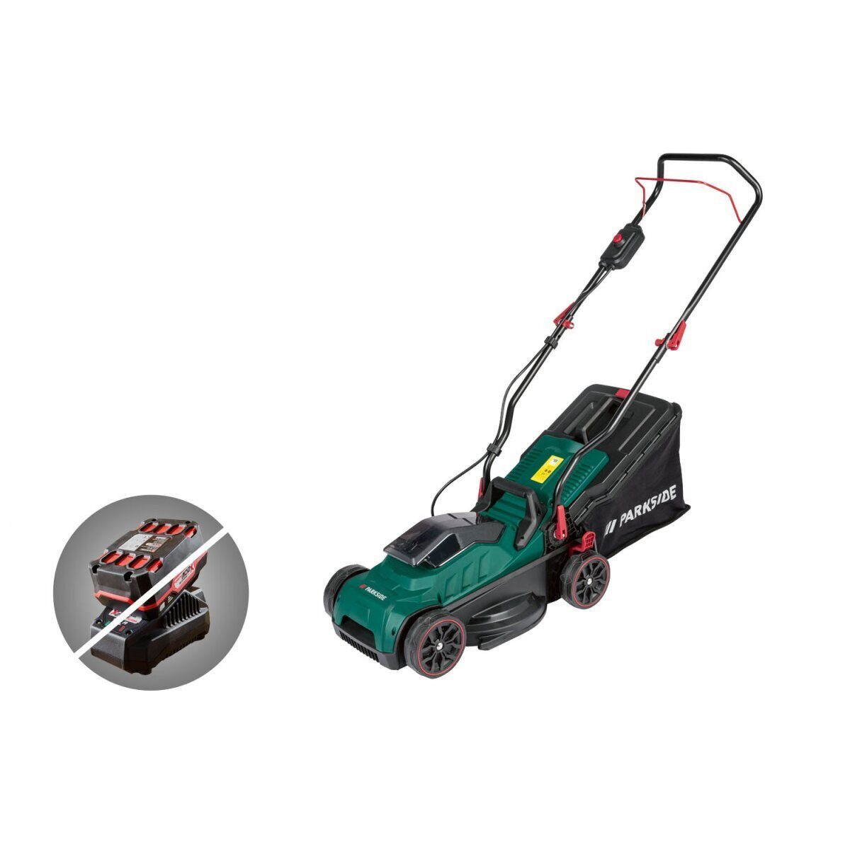 Tondeuse à gazon sans fil PARKSIDE® 20 V « PRMA 20-Li A1 », sans batterie ni chargeur