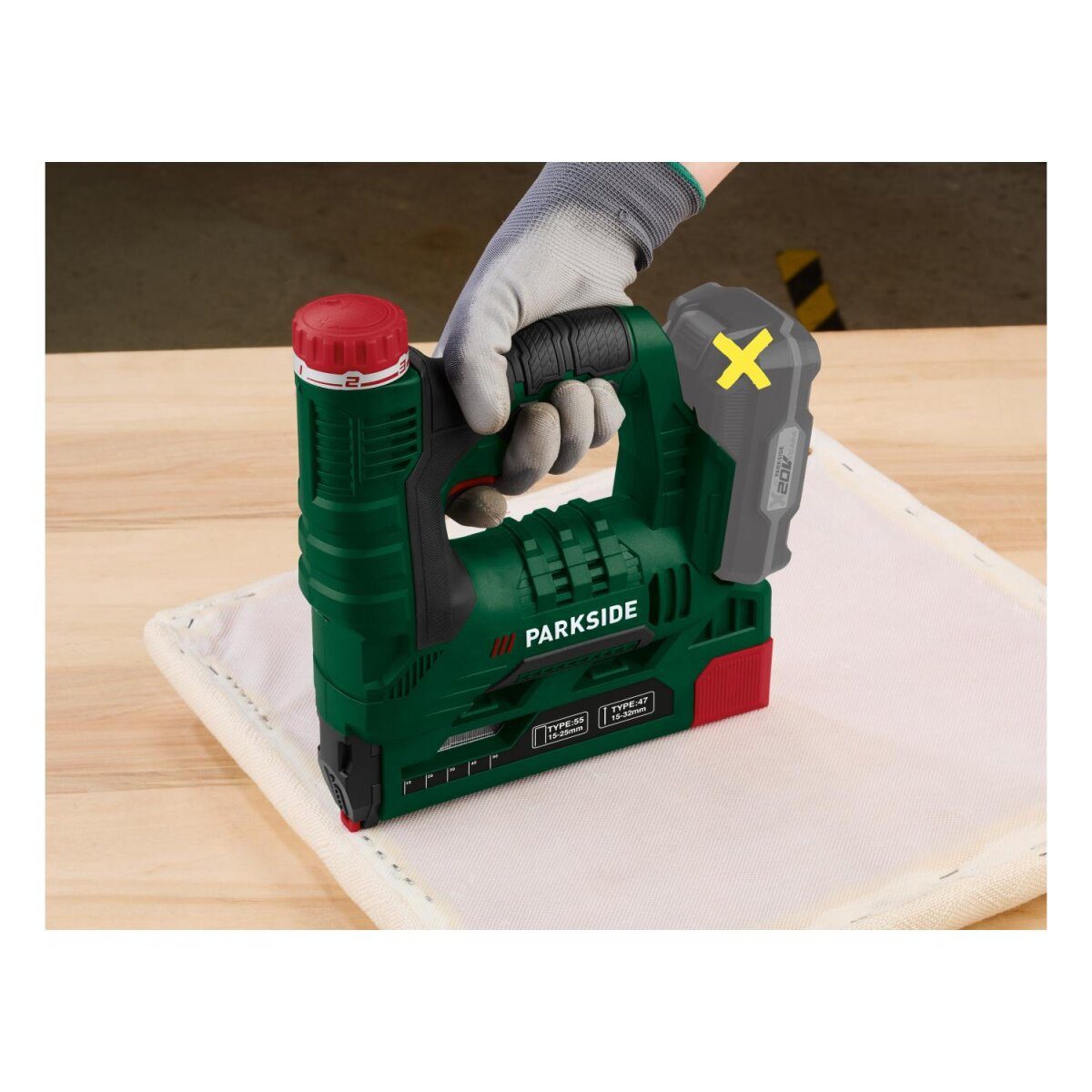 PARKSIDE® 20 V Akku-Tacker »PAT 20-Li A1«, ohne Akku und Ladegerät