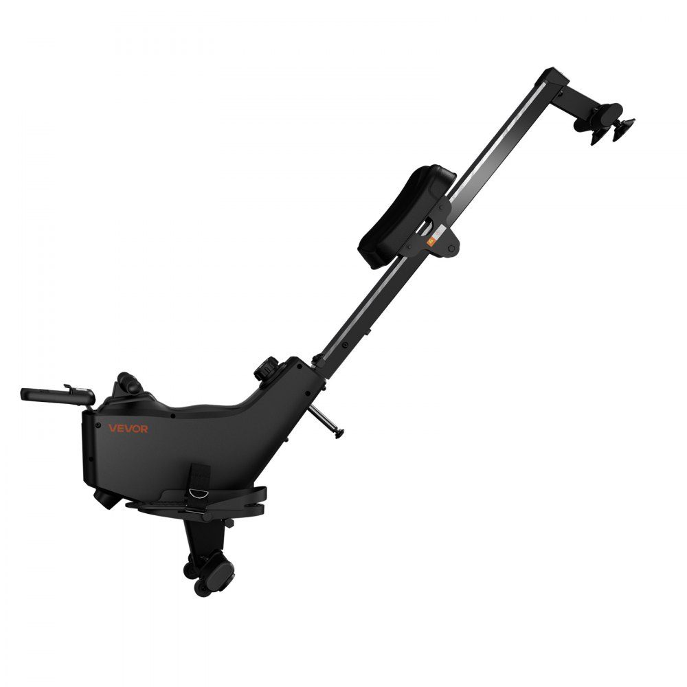 Quiet Magnetic Rowing Machine with 16 Resistance Levels, Foldable Home Rowing Machine with Smooth Pulley Design and LCD Monitor, Bluetooth App Compatible, 158kg Load Capacity