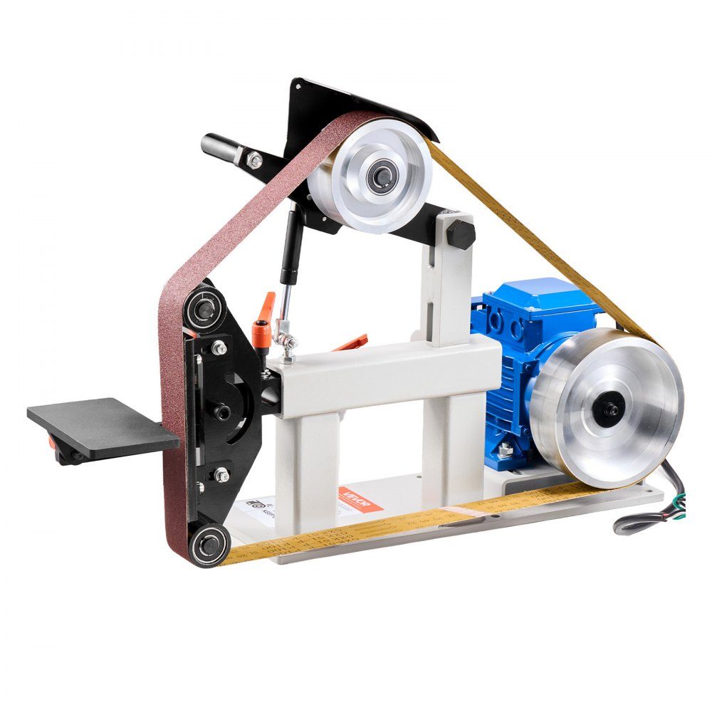 Bandschleifer, 1500 W, Band- und Tellerschleifer, 5,1 x 208,3 cm, Bandgröße, Bandschleifer, 1-Phasen-in-3-Phasen-Schleifmaschine, 40,6 x 30,5 cm Gummischeibenband-Tellerschleifer