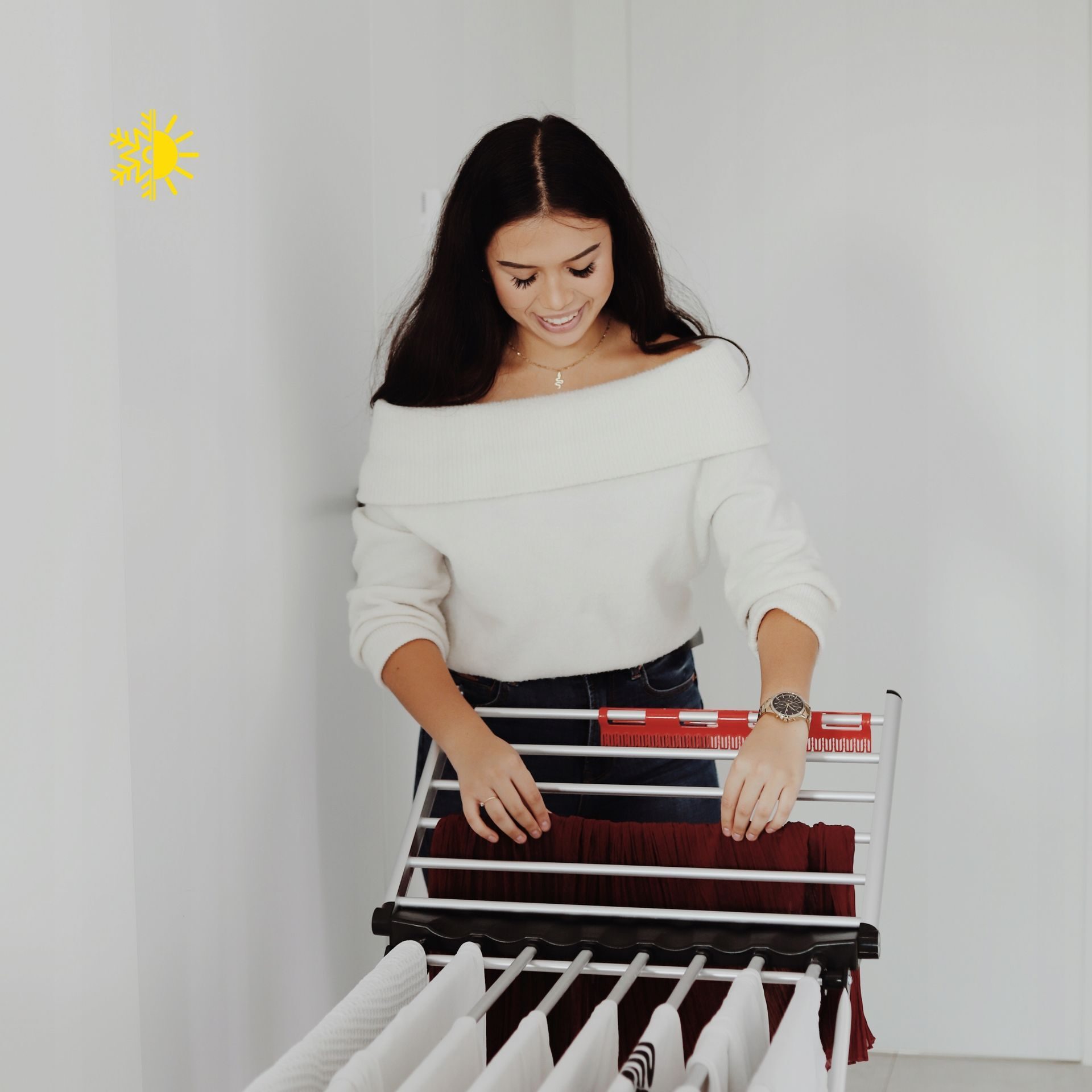 Labesto DryFast 4 BASIC sèche-linge électrique sur pied pliable