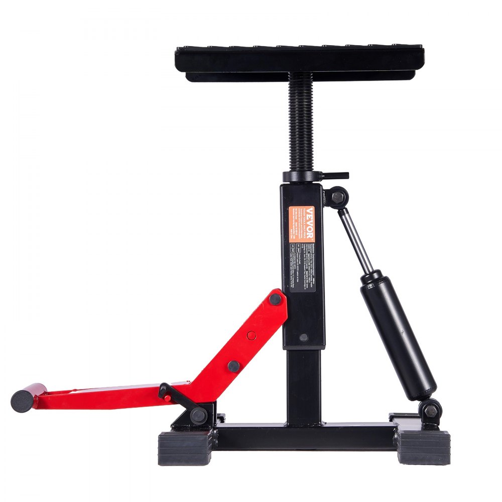 Table élévatrice pour moto tout-terrain (capacité de charge de 544 kg), support de levage réglable en hauteur avec fonction de levage hydraulique, réglable en hauteur (250-465 mm) pour réparer le motocross Table élévatrice pour moto tout-terrain (capacité de charge de 544 kg), support de levage réglable en hauteur avec fonction de levage hydraulique, réglable en hauteur (250-465 mm) pour réparer le motocross