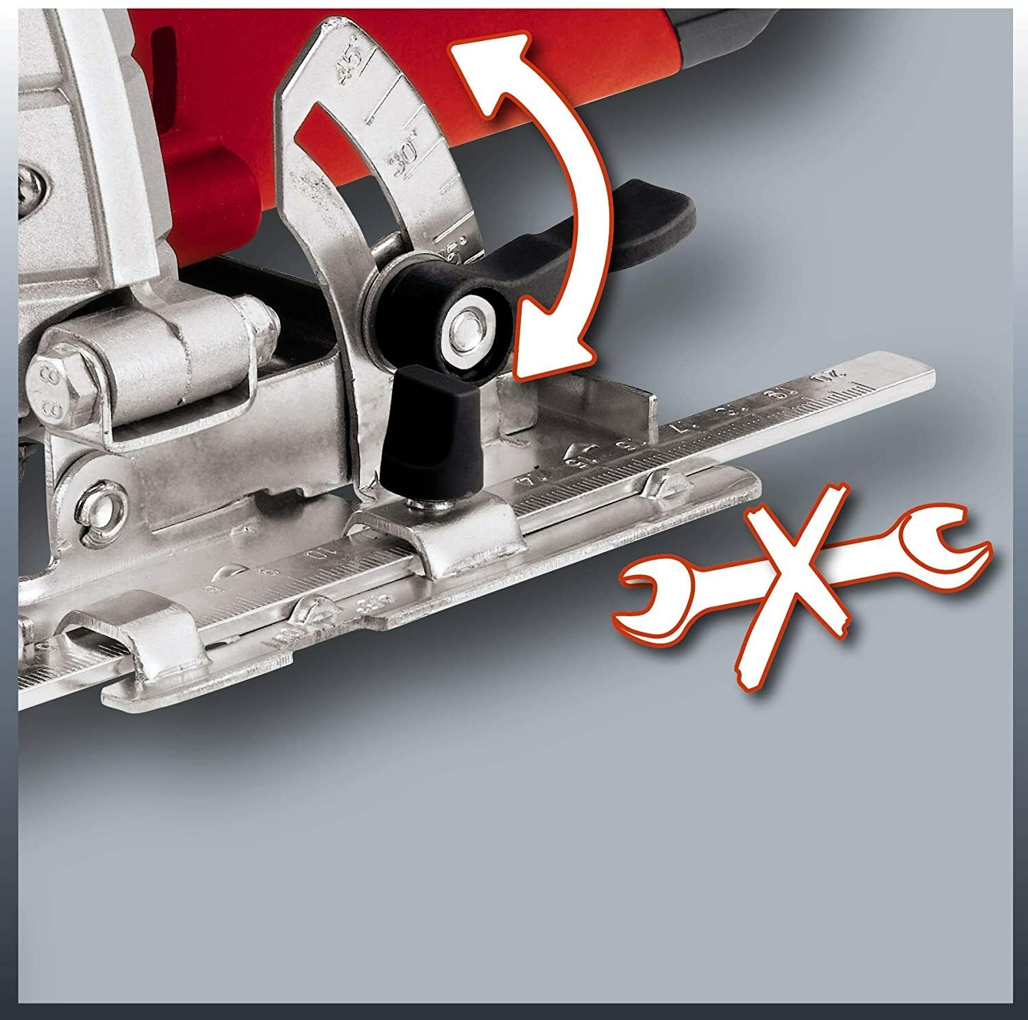 Einhell hand circular saw TC-CS 1200 (1230 W, max. 55 mm, saw blade Ø 160 mm, 24 teeth, rip fence)