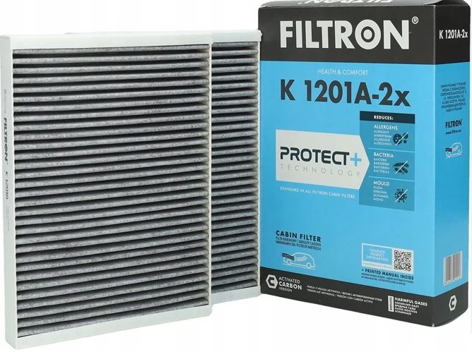 FILTRON K 1201a-2x filtr kabinowy z węglem