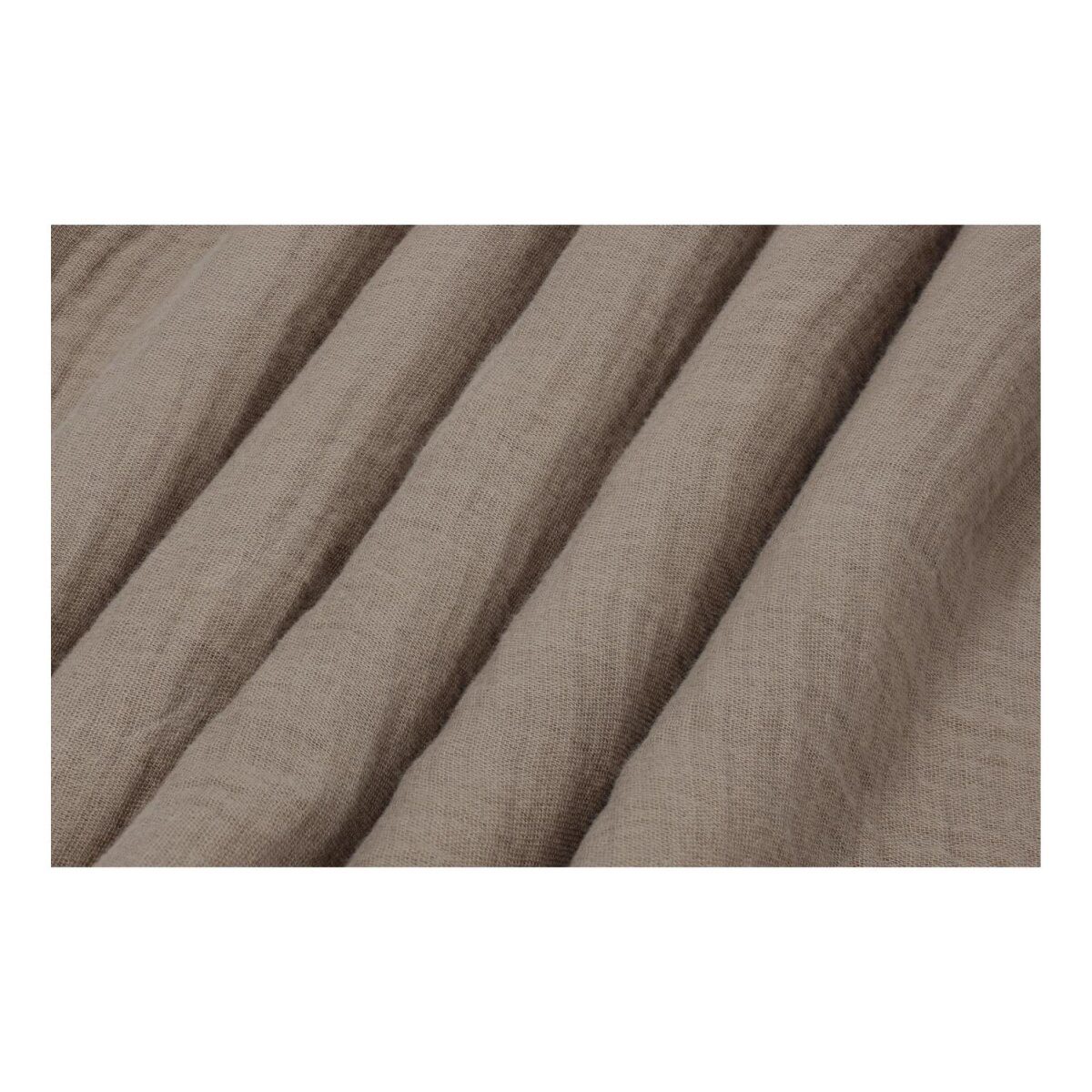 LIVARNO® Kissenbezug Musselin, 50 x 60 cm, 2 Stück, braun