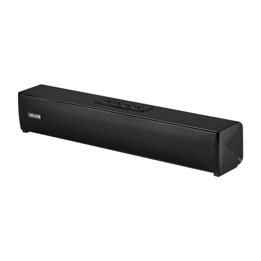 Soundbar für Smart TV, 2.0-Kanal, 450-mm-Kompakt-TV-Lautsprecher für Projektor, Bluetooth-AUX-Anschluss, Fernbedienung, 80-W-Surround-Sound-System für PC-Heimkino-Audio