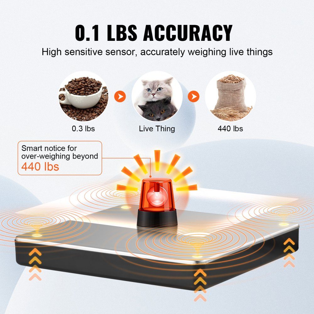 Platform Scales 150g-200kg Parcel Scales 50g Accuracy Digital Scales kg/lbs/lbs:oz Counting Scales 309 x 262 x 45mm ABS Stainless Steel Tare Functions AC/DC Power Supply Industrial Scales Letter Scales Scales