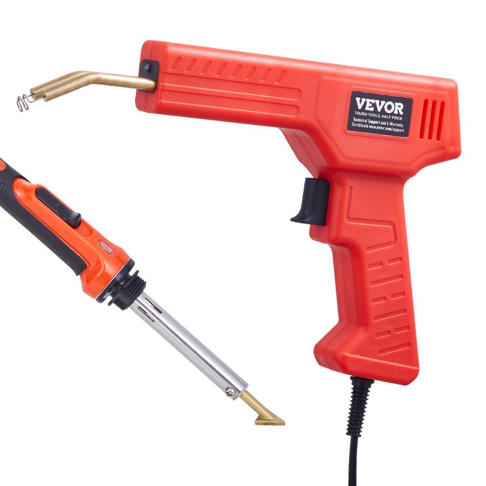 Plastic Welder, 100W Welding Gun + 60/100W Soldering Iron, Plastic Repair Kit with 1000 Hot Clips and 60 Rods for Car Bumpers, Kayaks, Electronics, Toys