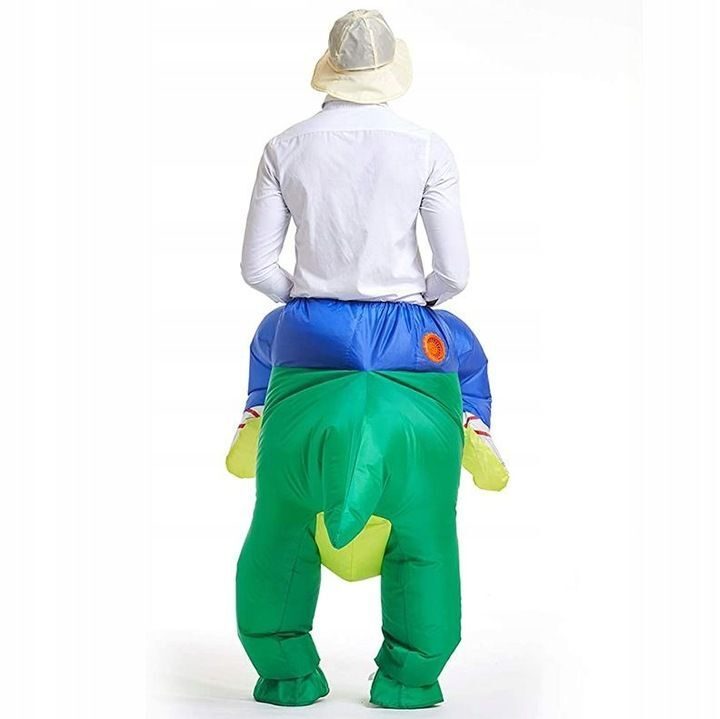 OPBLAASBAAR Dino-kostuum voor feest, Hallo, Halloween, carnaval