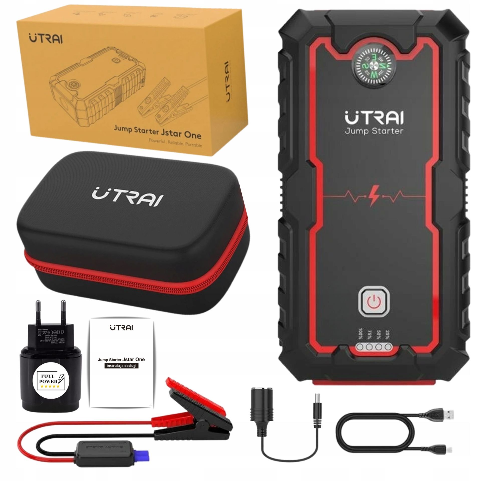 Démarreur UTRAI Jstar One 2000A avec accessoires pleine puissance + CHARGEUR PLEINE PUISSANCE QC 3.0 POUR UTRAI POWERBANKS POWERBANK STARTER BOOSTER JUMP DÉMARREUR PUISSANT Démarreur UTRAI Jstar One 2000A avec accessoires pleine puissance + CHARGEUR PLEINE PUISSANCE QC 3.0 POUR UTRAI POWERBANKS POWERBANK STARTER BOOSTER JUMP DÉMARREUR PUISSANT