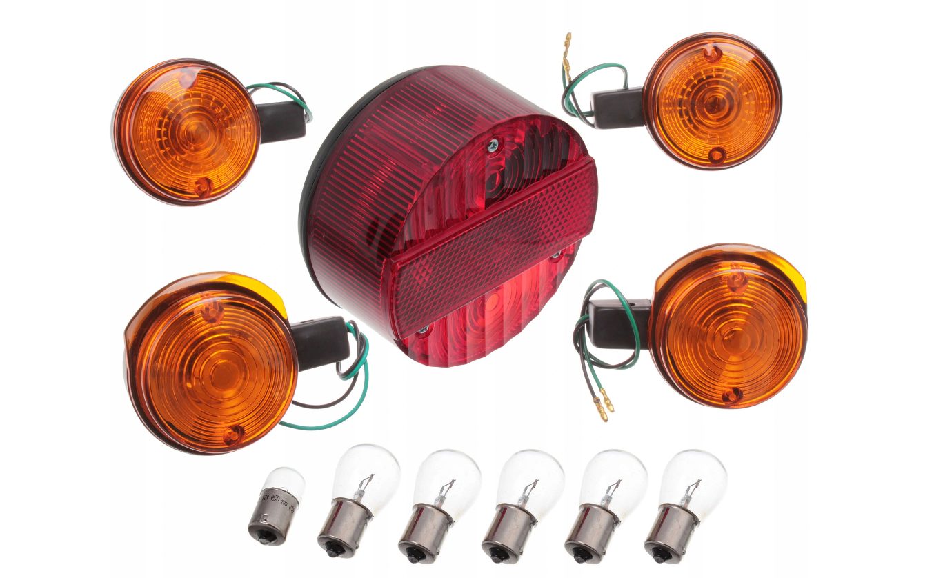 Indicator tail light set for Simson MZ ETZ Simson Enduro