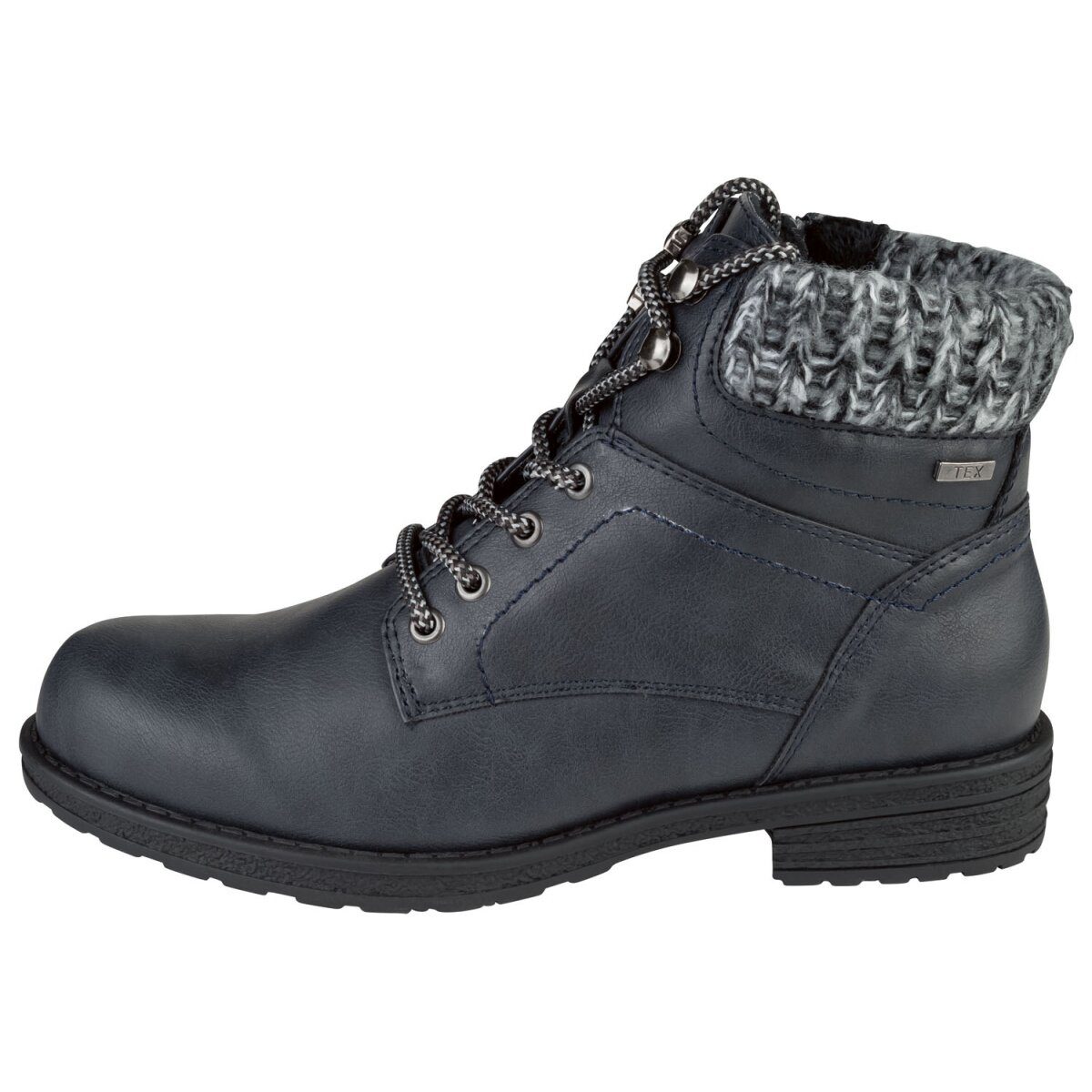 esmara women's lace-up boots, made of water-repellent upper material (navy blue, 39)