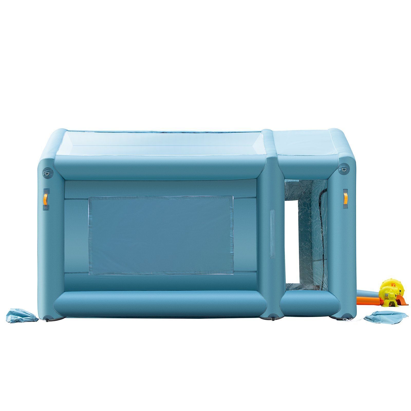 Ensemble complet de peintres mobiles, cabine de peinture gonflable pour voiture, cabine de peinture 4 x 2,5 x 2,2 m