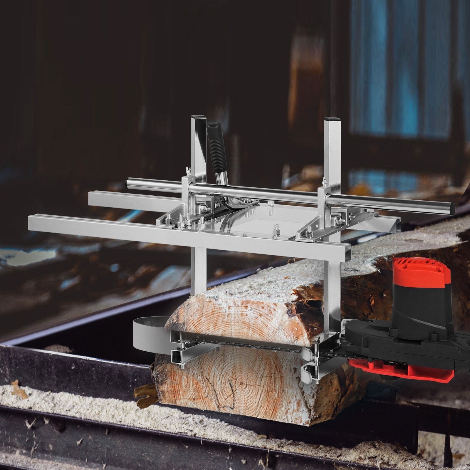 Profi Mobiles Sägewerk Motorsäge Kettensäge 14-36 Zoll für Kettensäge Schnittdicke 5-33 cm Holz Motorsäge Stahl und Aluminium Sägehilfe Stablänge 36-91 cm Einstellbar Profi Mobiles Sägewerk Motorsäge Kettensäge 14-36 Zoll für Kettensäge Schnittdicke 5-33 cm Holz Motorsäge Stahl und Aluminium Sägehilfe Stablänge 36-91 cm Einstellbar