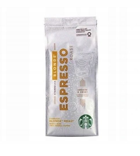 2x Starbucks Espresso Blonde geröstete Kaffeebohnen 2x 250g 500g