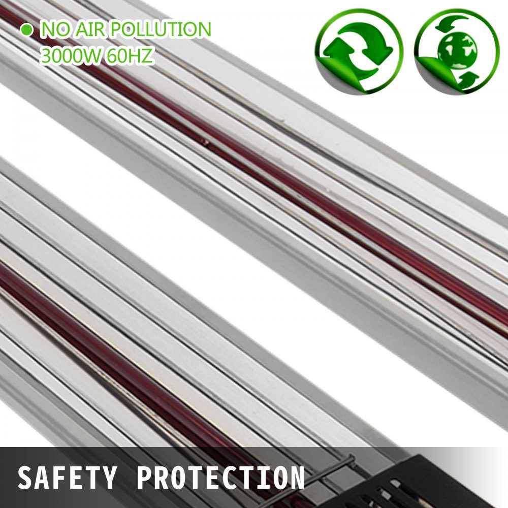 3x paint dryer radiator infrared heater infrared lamp 3kW