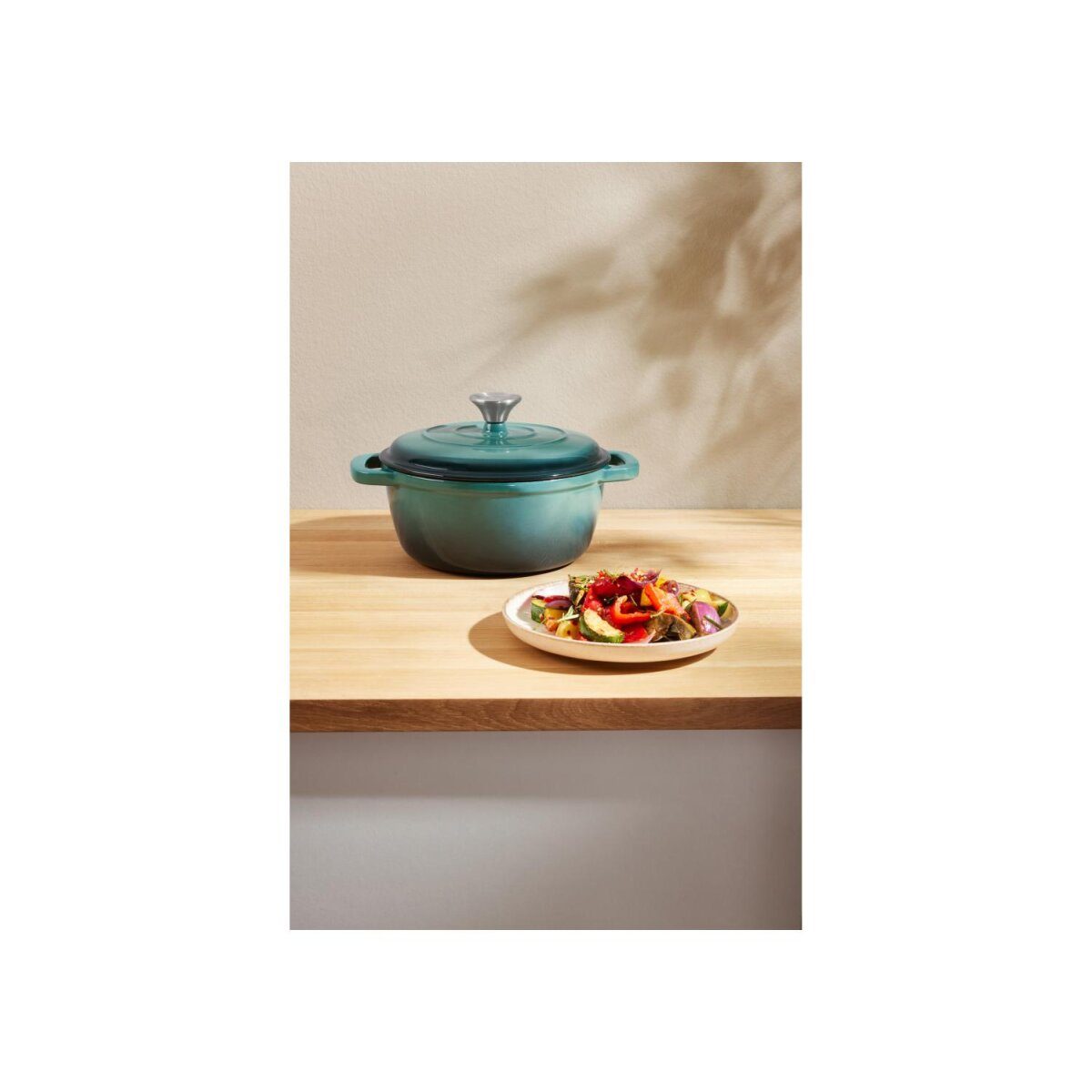 Marmite en fonte premium SILVERCREST® 22 cm / 2,8 litres avec système goutte à goutte