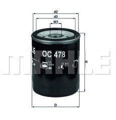 KNECHT OC478 Filter OLEJU - Toyota - Part No. HT-50554