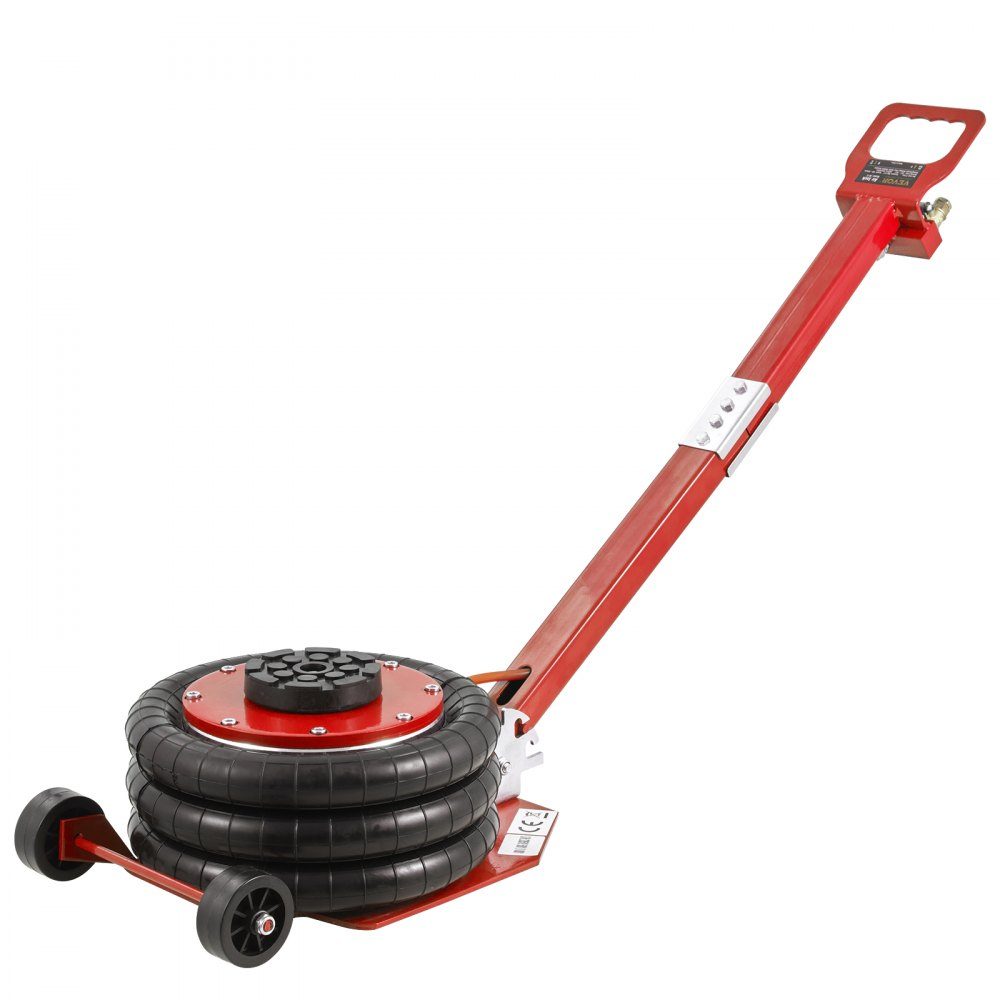 Pneumatyczny podnośnik samochodowy Triple Bag Air Jack 3 t, triple bag air Podnośnik pneumatyczny z poduszką powietrzną o wysokości podnoszenia jack 140-450 mm, skok 3-5 s z długim uchwytem, ​​podnośnik do naprawy samochodów osobowych i ciężarowych