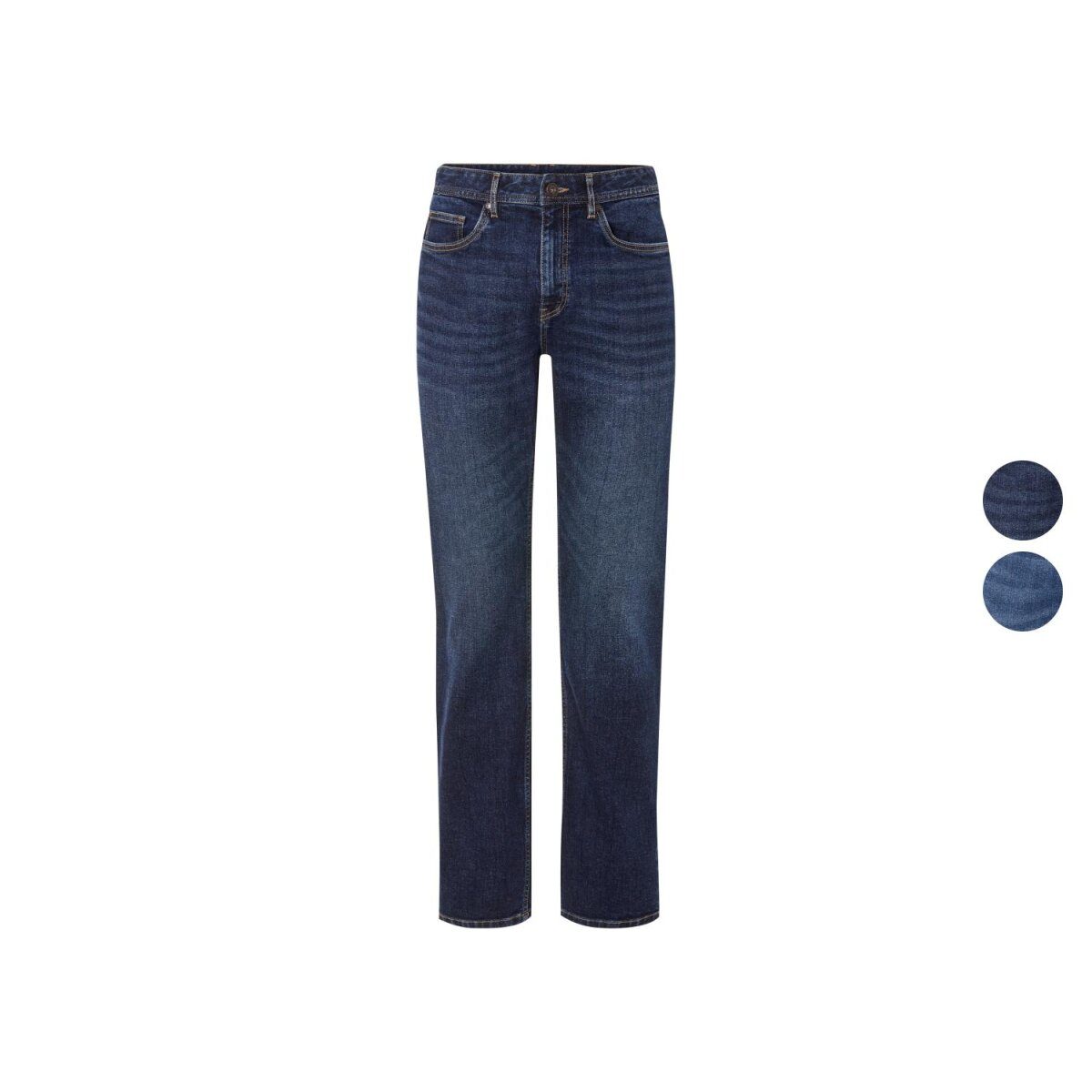 LIVERGY® Herrenjeans, gerade Passform, normale Leibhöhe