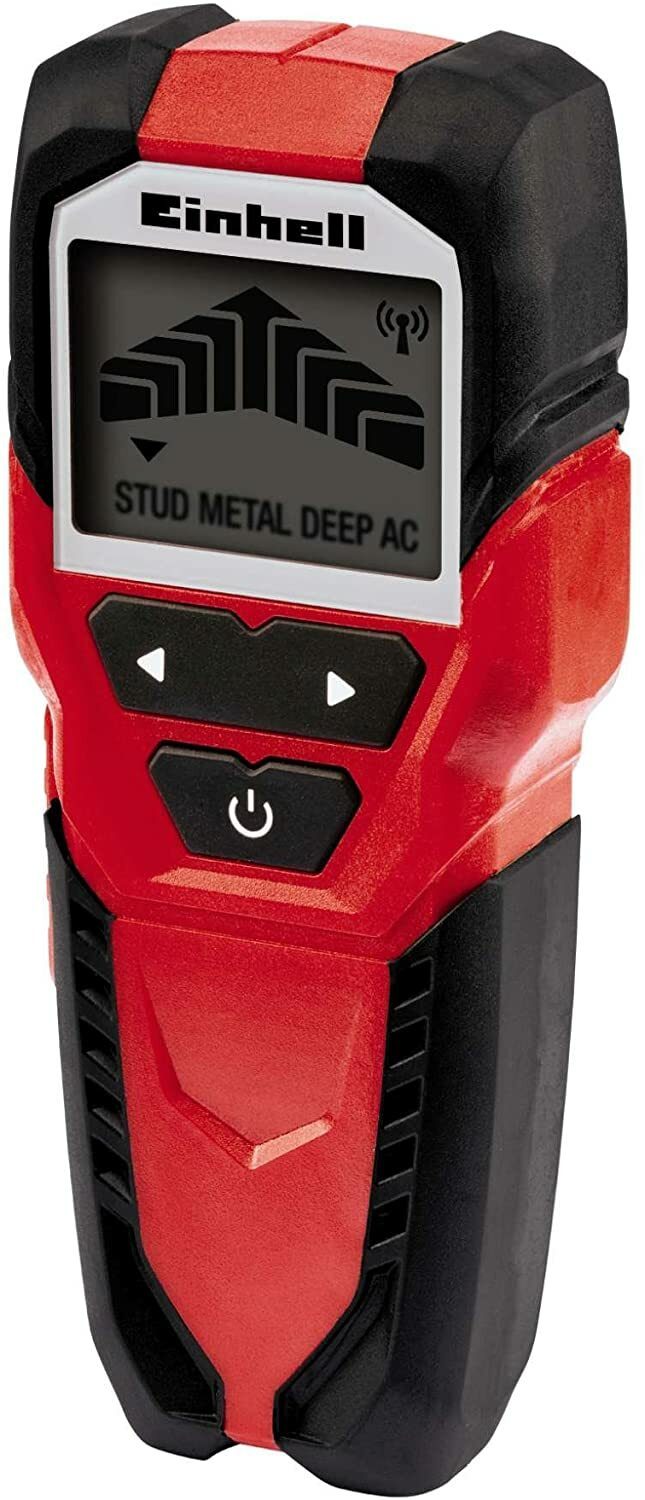 Einhell digitales Ortungsgerät TC-MD 50 (Erfassungstiefe Holz/Metall/Eisenmetalle/Kupfer/stromführende Kabel 19/19/50/38/50 mm)
