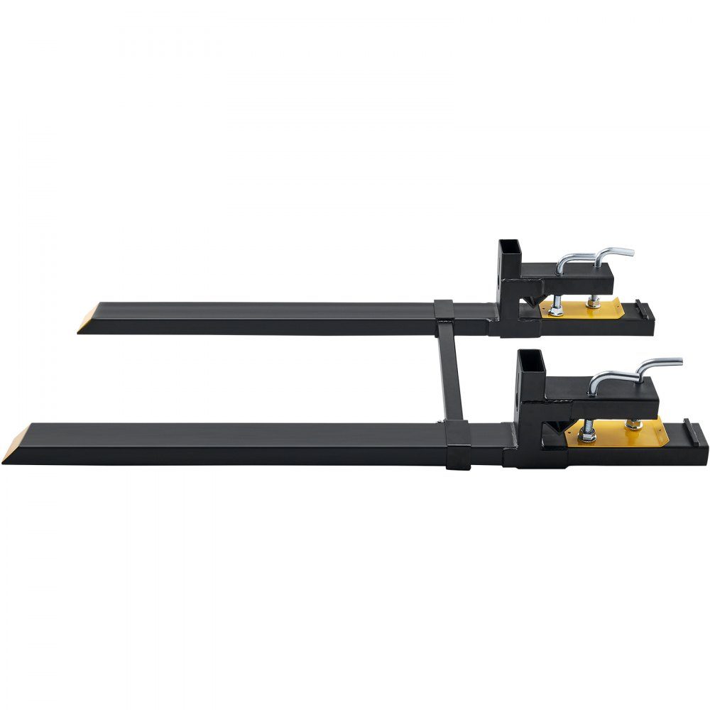 Palettengabel 1490x100x230mm Gabelträger 1814kg Tragkraft Gabelzinken 149cm Gesamtlänge mit 109,2cm Gabelblatt Gabelstapler 495-915mm verstellbare Gabelzinken Frontlader Palettenrahmen