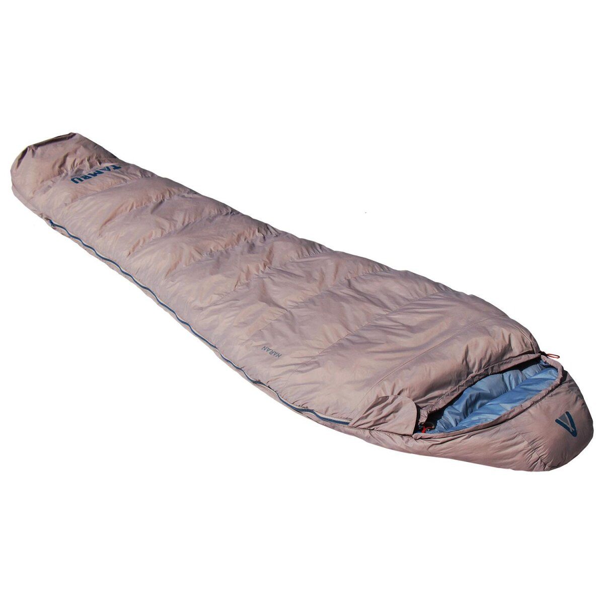 TAMBU mummy sleeping bag Naram grey/blue good