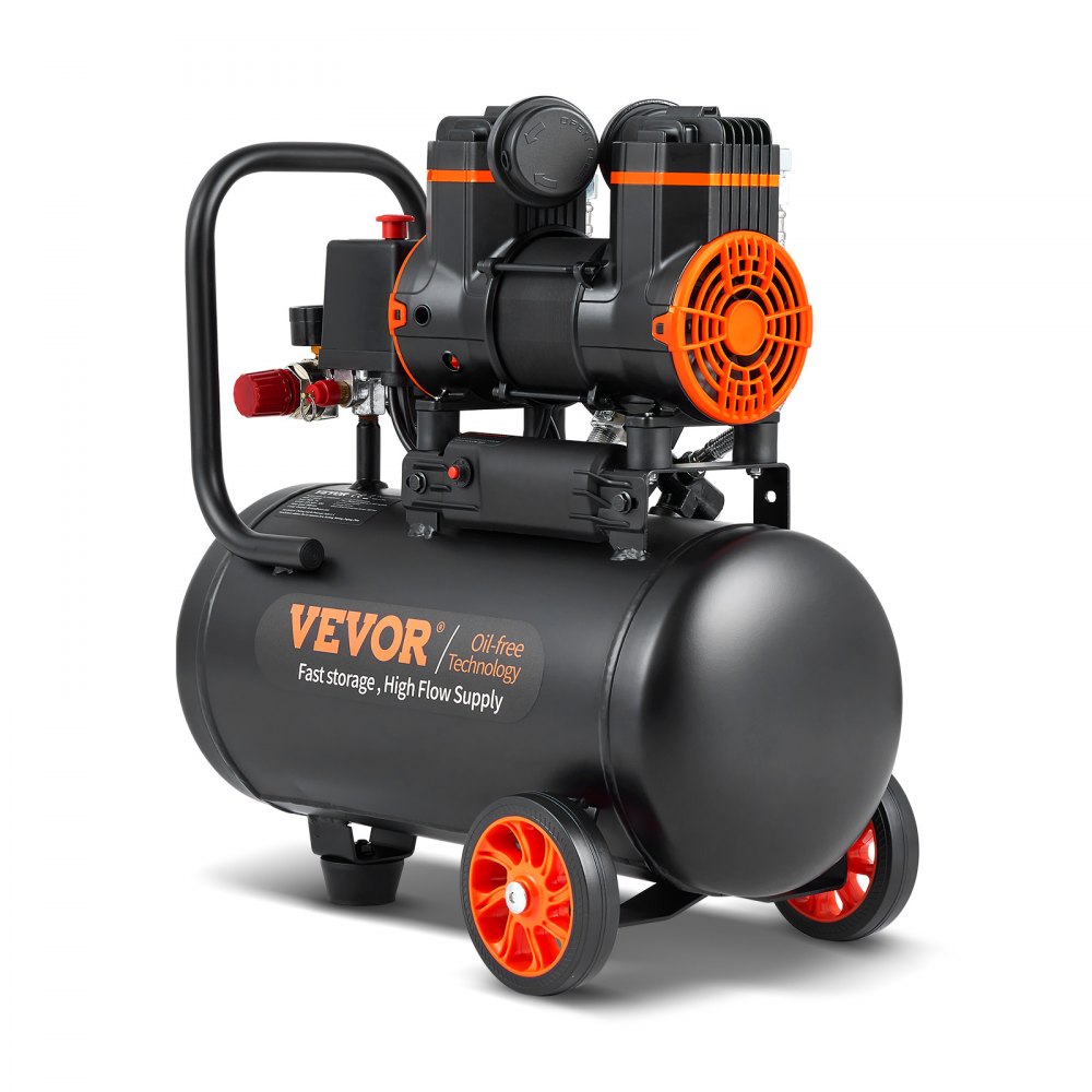 Luchtcompressor van 4,8 gallon, 1,2 pk, 2,2 CFM bij 90 PSI, olievrije luchtcompressortank en maximale druk van 116 PSI, 70 dB ultrastille compressor voor autoreparatie, bandenspanning, spuitverf, spijkeren van houtwerk Luchtcompressor van 4,8 gallon, 1,2 pk, 2,2 CFM bij 90 PSI, olievrije luchtcompressortank en maximale druk van 116 PSI, 70 dB ultrastille compressor voor autoreparatie, bandenspanning, spuitverf, spijkeren van houtwerk