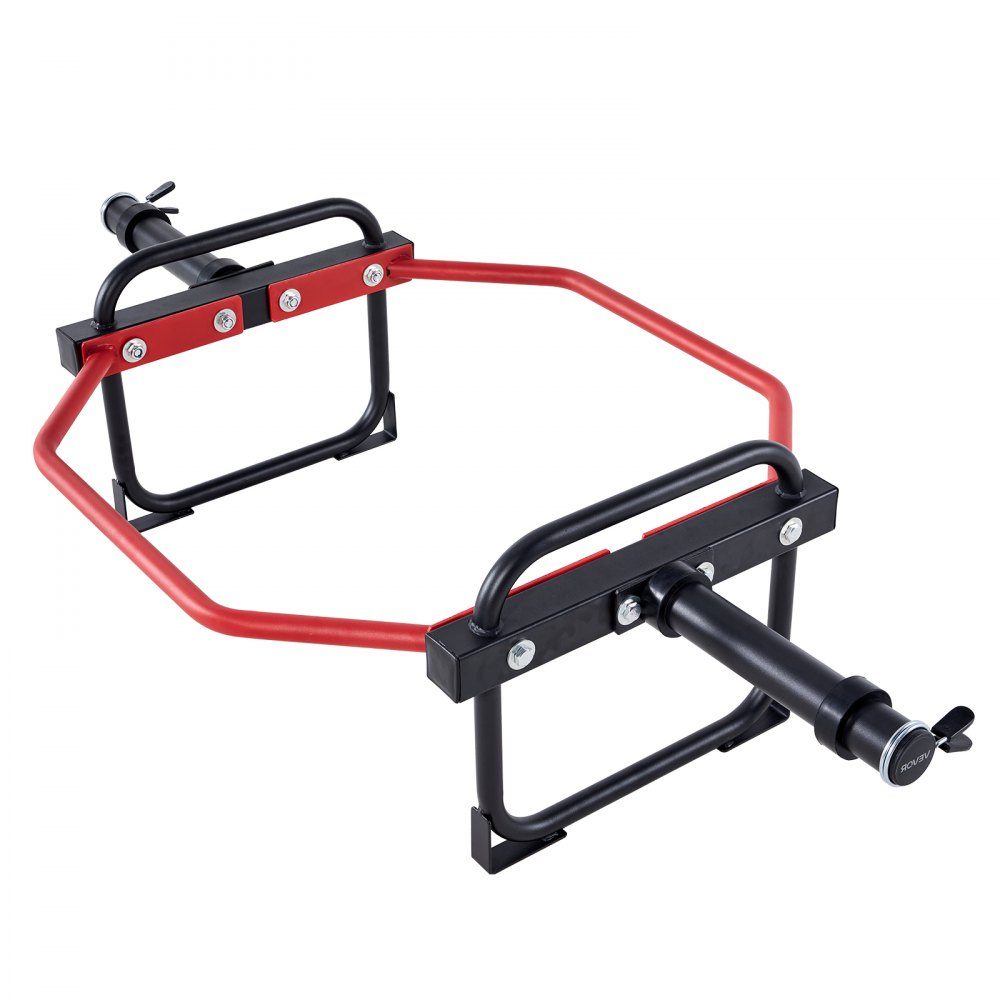 Trap Bar, Hexagonal Dumbbell Bar, 50mm, 240kg Load Capacity, Weight Lifting and Strength Training Equipment, Home Gym for Squats, Deadlifts, Shoulder Press, Red