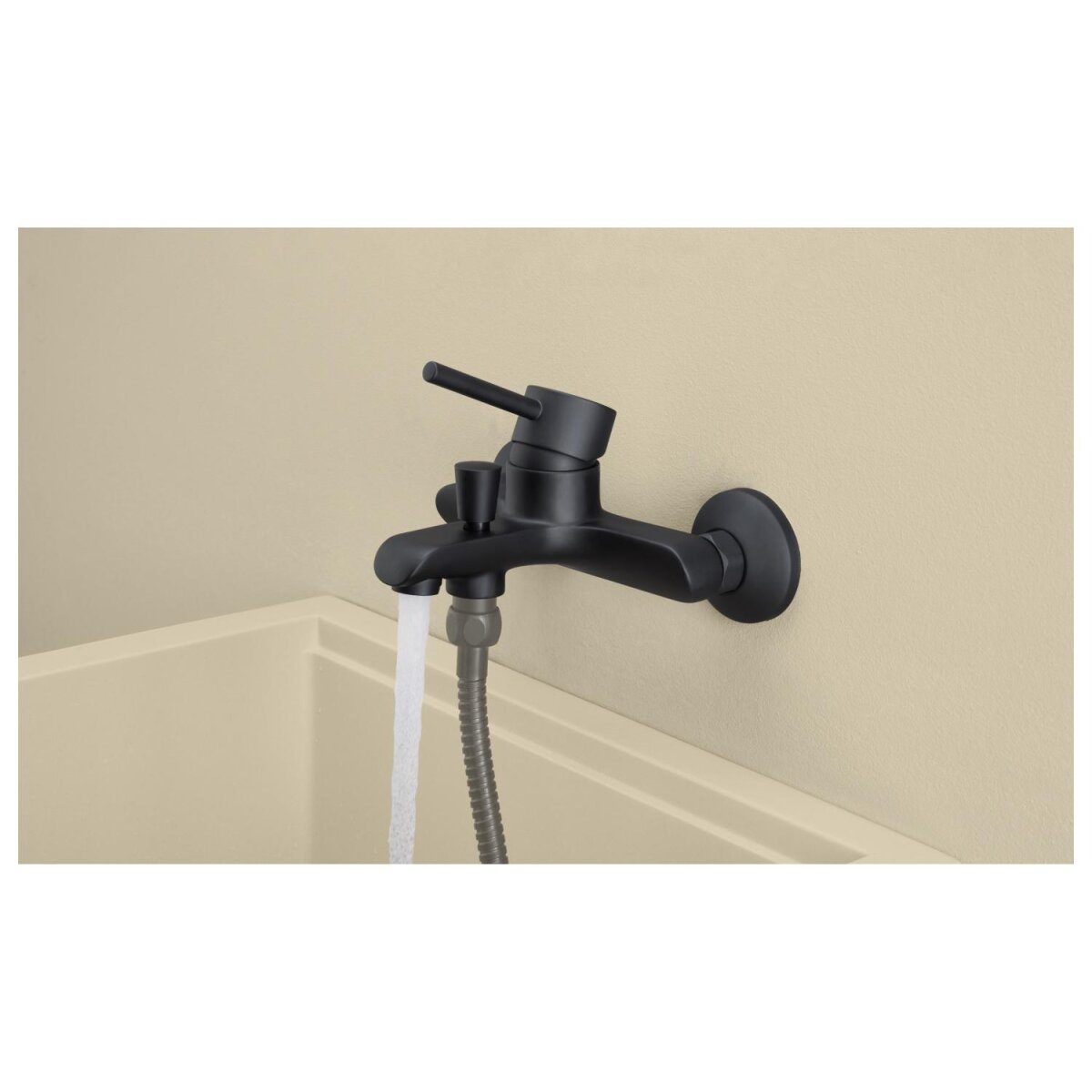 Robinet de salle de bain LIVARNO®, robinet de baignoire, noir