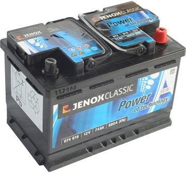 Jenox 74ah 680a P+ (624) Słaba bateria – Nr kat. 074 624