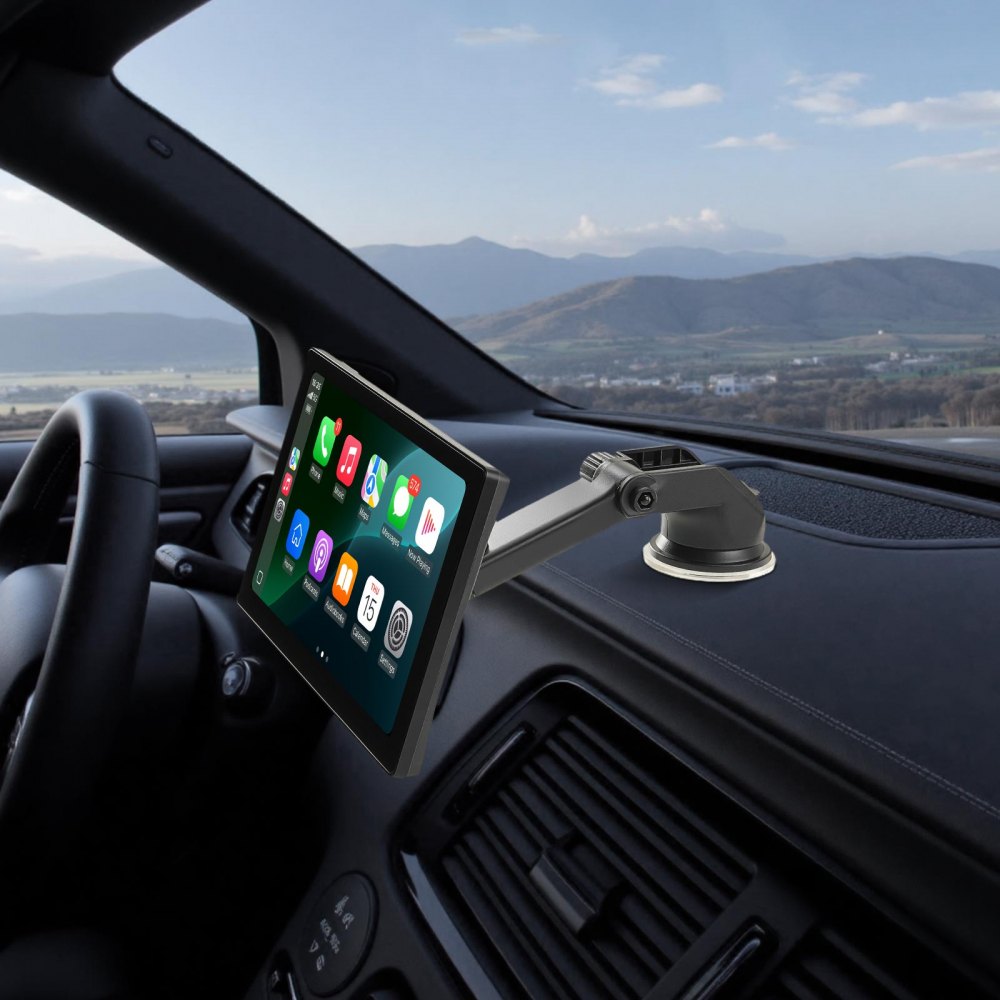 Kabelloses Autoradio (228,6 mm) HD-Radio mit Touchscreen, kompatibel mit Apple CarPlay & Android Auto, CarPlay-Bildschirm mit Rückfahrkamera, Sprachsteuerung, Mirror Link, Bluetooth-GPS-Navigation Kabelloses Autoradio (228,6 mm) HD-Radio mit Touchscreen, kompatibel mit Apple CarPlay & Android Auto, CarPlay-Bildschirm mit Rückfahrkamera, Sprachsteuerung, Mirror Link, Bluetooth-GPS-Navigation
