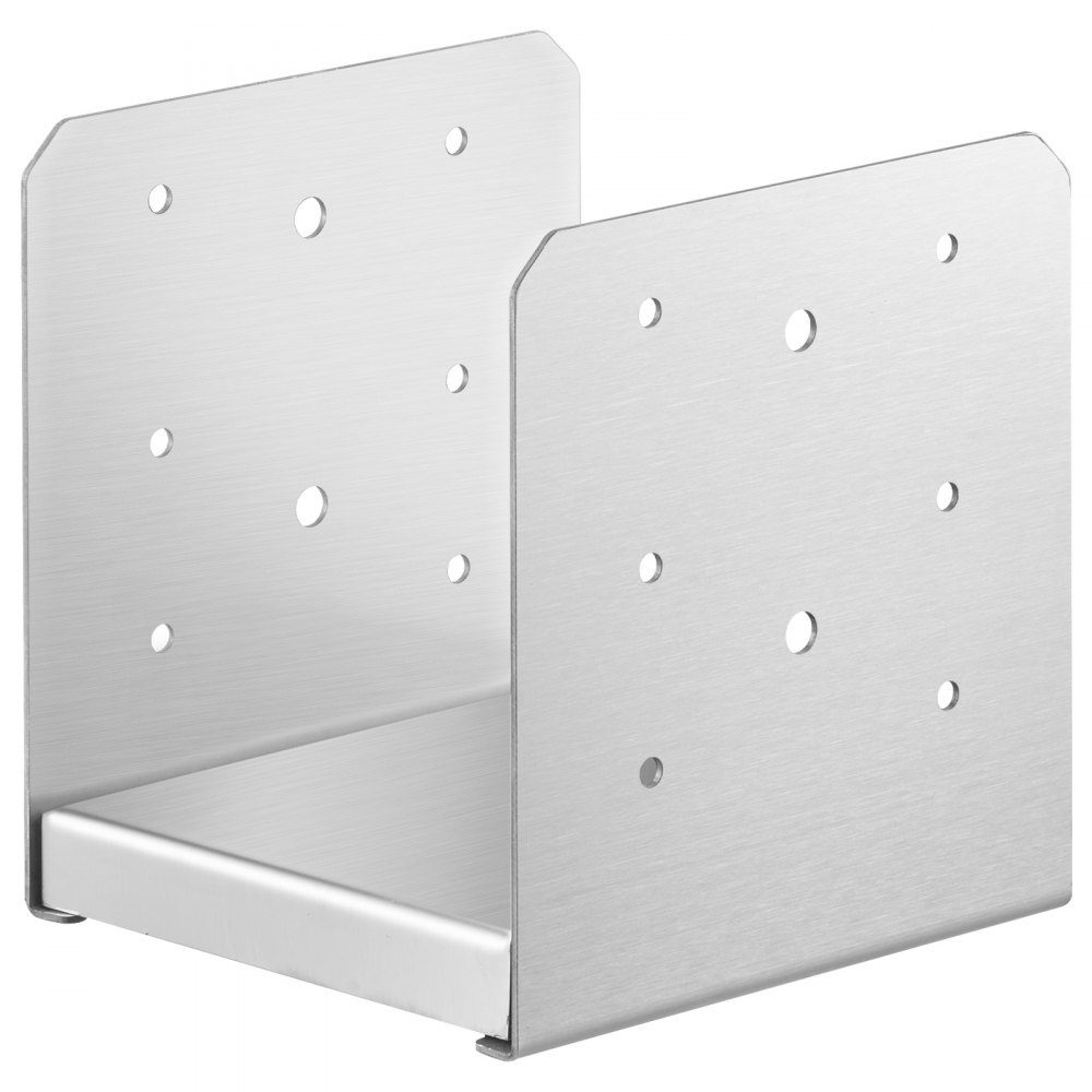 Set mit 10 Aufschraubhülsen 149 x 143 x 160 mm Pfostenträger Pfostenschuh aus Kohlenstoffstahl Pfostenfuß Bodenhülse Stützsockel Ideal für Verandageländer, Pergolen und Säulen