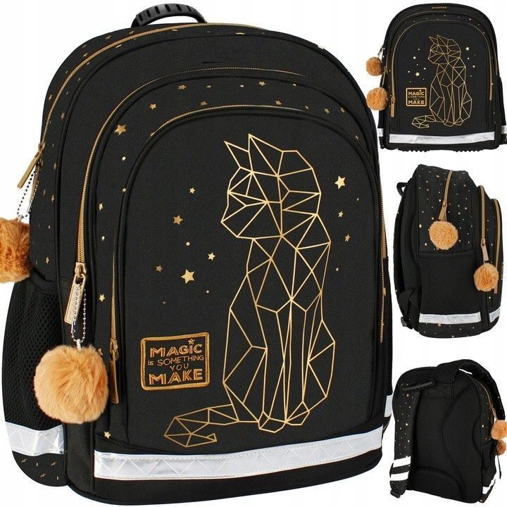 Schulranzen Rucksack Rucksack Schulranzen Katze 3D
