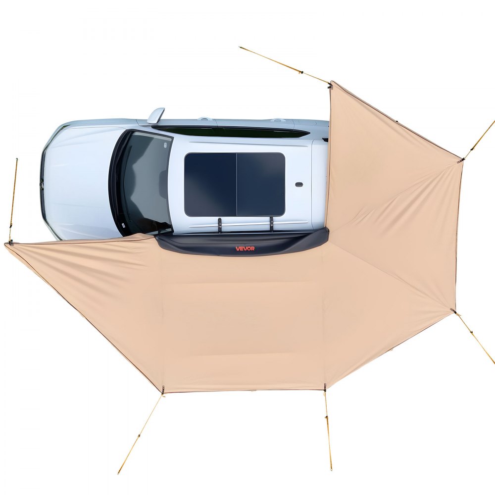 Auvent de voiture 5,7 m x 3,87 x 2,1 m, auvent 270° avec lumières LED intégrées, voile d'ombrage UV50+, auvent de voiture autoportant toutes saisons, pare-soleil pour SUV camion, idéal pour le camping Auvent de voiture 5,7 m x 3,87 x 2,1 m, auvent 270° avec lumières LED intégrées, voile d'ombrage UV50+, auvent de voiture autoportant toutes saisons, pare-soleil pour SUV camion, idéal pour le camping