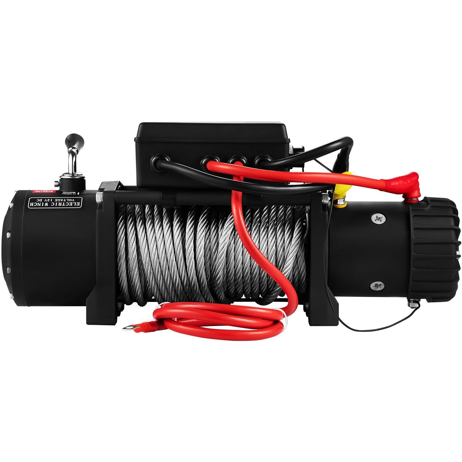Electric winch wire rope 6.1t winch 24m motor winch 4-way system radio remote control with accessory set