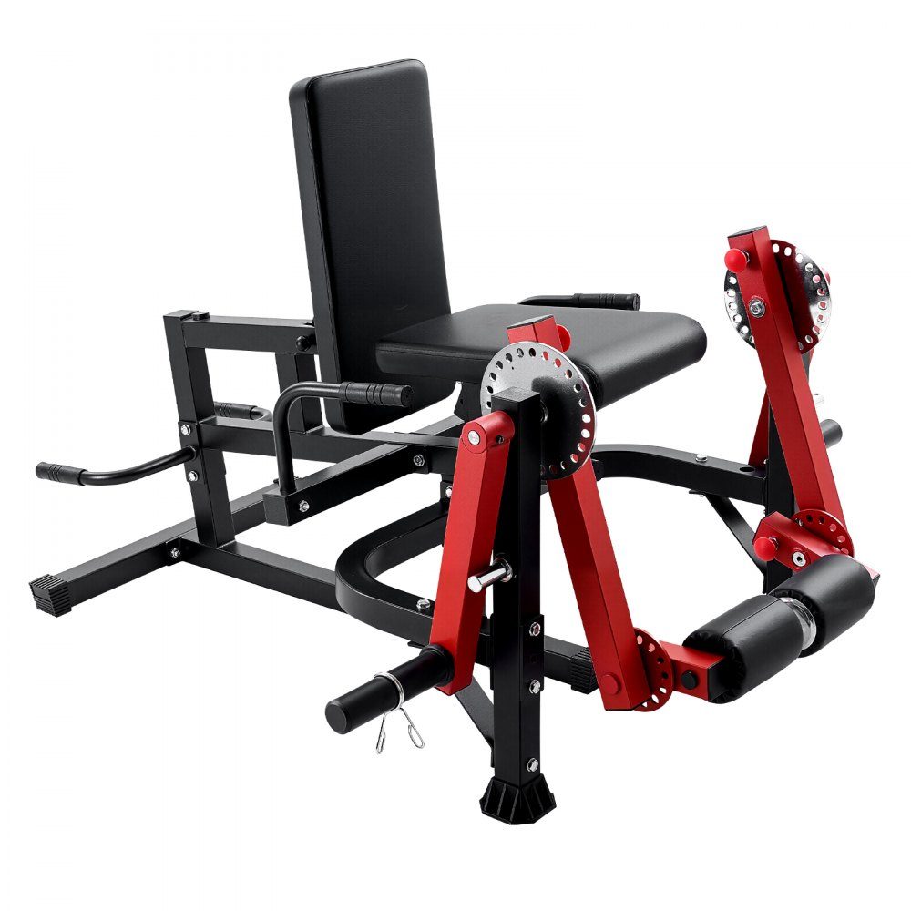 Leg Extension and Curl Machine, Seated Leg Twist Extension for Thighs, Adjustable Device for Special Lower Body Exercises, Training Bench for Home Gym (700lb Load Capacity)