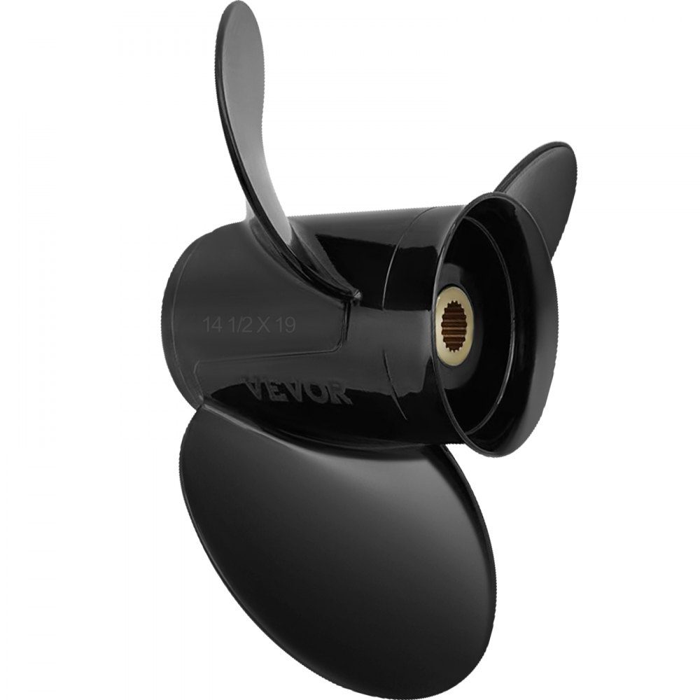 Hélice hors-bord remplace OEM 3817468 3 pales 14,5" x 19" Hélice de bateau en aluminium compatible avec Volvo Penta SX Drive tous les modèles avec 19-Zahn-Spline main droite