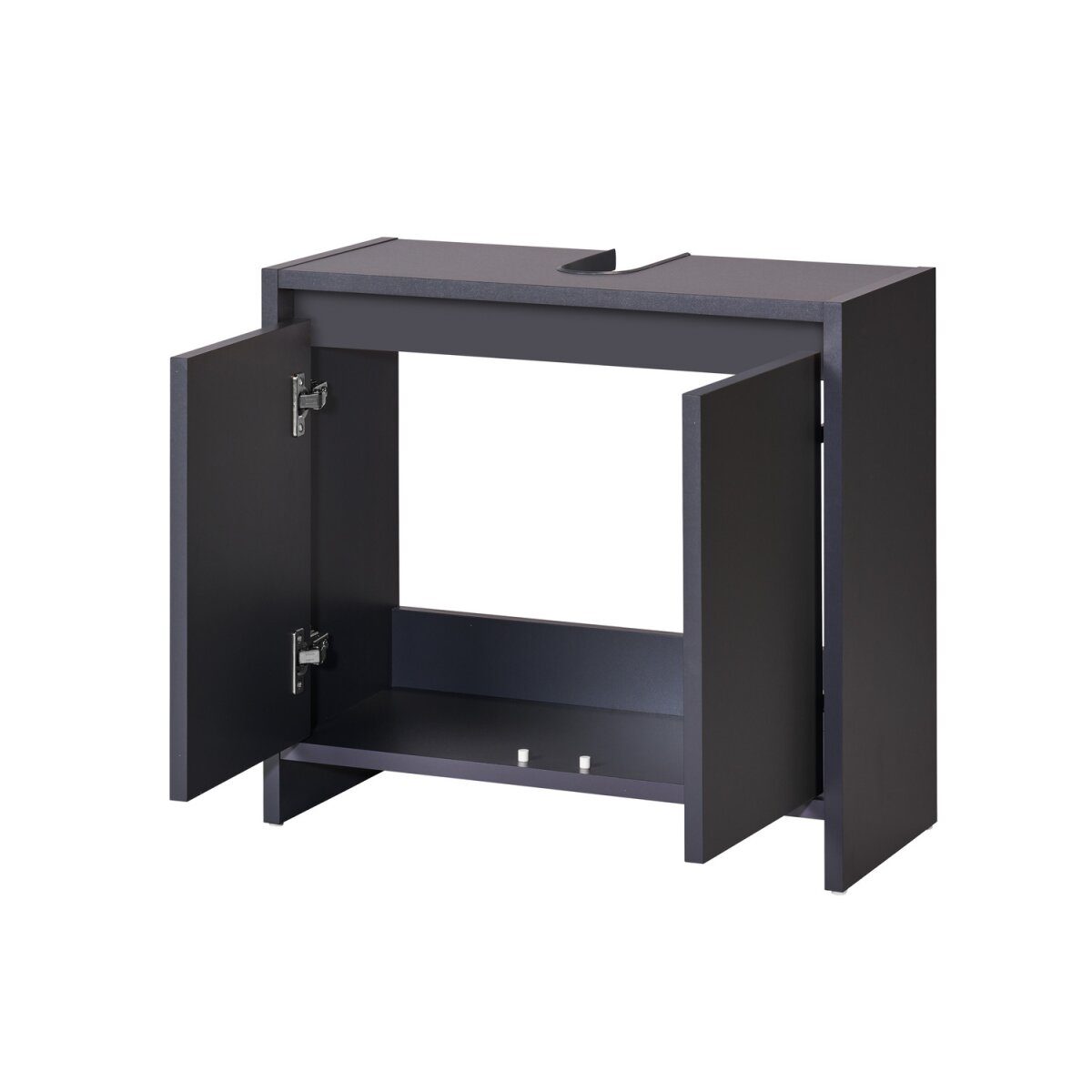 LIVARNO home “Oslo” washbasin cabinet with 2 doors, anthracite