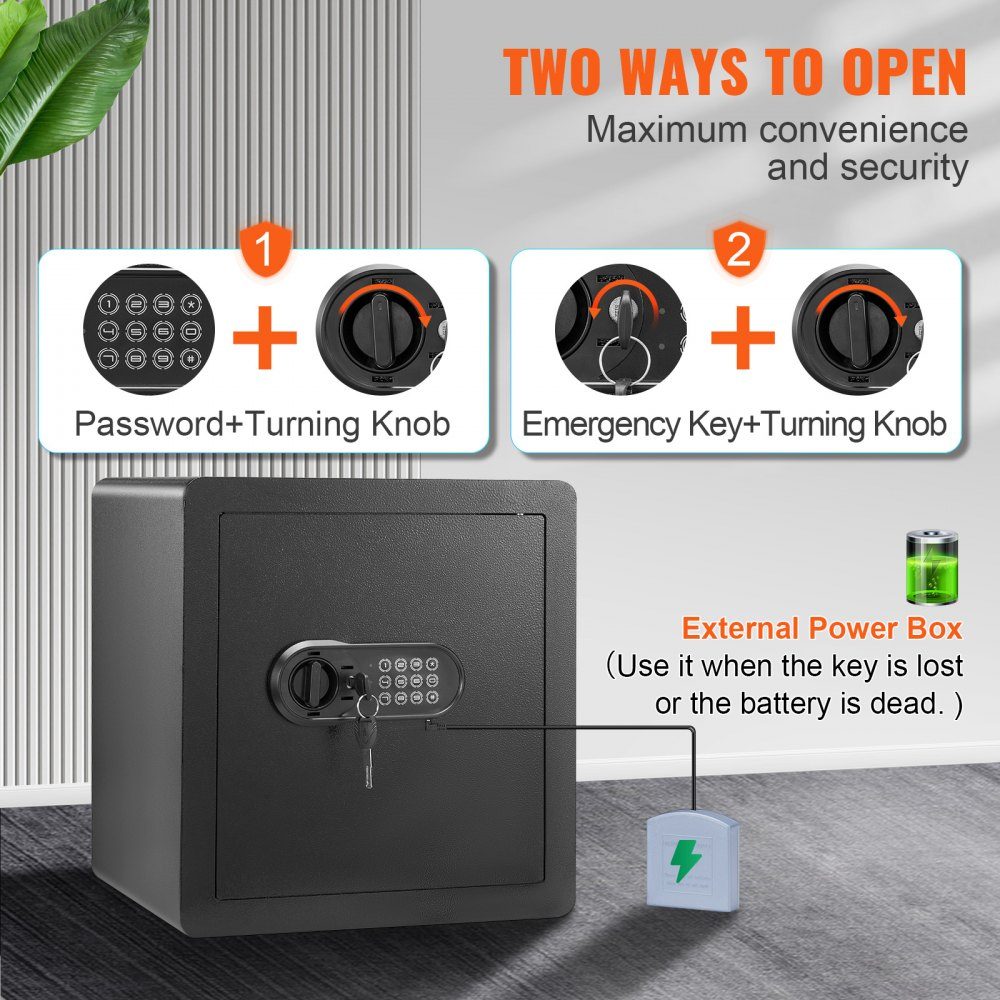 Safe, document safe, safe, wall safe, 51L office