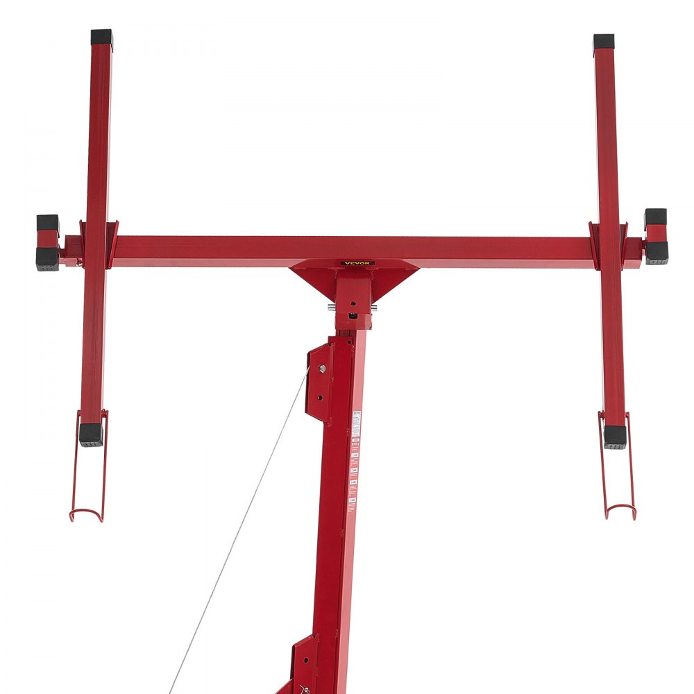 Plattenheber bis max. 68 kg, 4877 mm Höhe, Gipskartonheber mit verstellbarem Teleskoparm, Gipskarton, Trockenbauheber, Plattenheber, Hebezeug, Werkzeug, für Decken- und Wandmontage (rot) Plattenheber bis max. 68 kg, 4877 mm Höhe, Gipskartonheber mit verstellbarem Teleskoparm, Gipskarton, Trockenbauheber, Plattenheber, Hebezeug, Werkzeug, für Decken- und Wandmontage (rot)