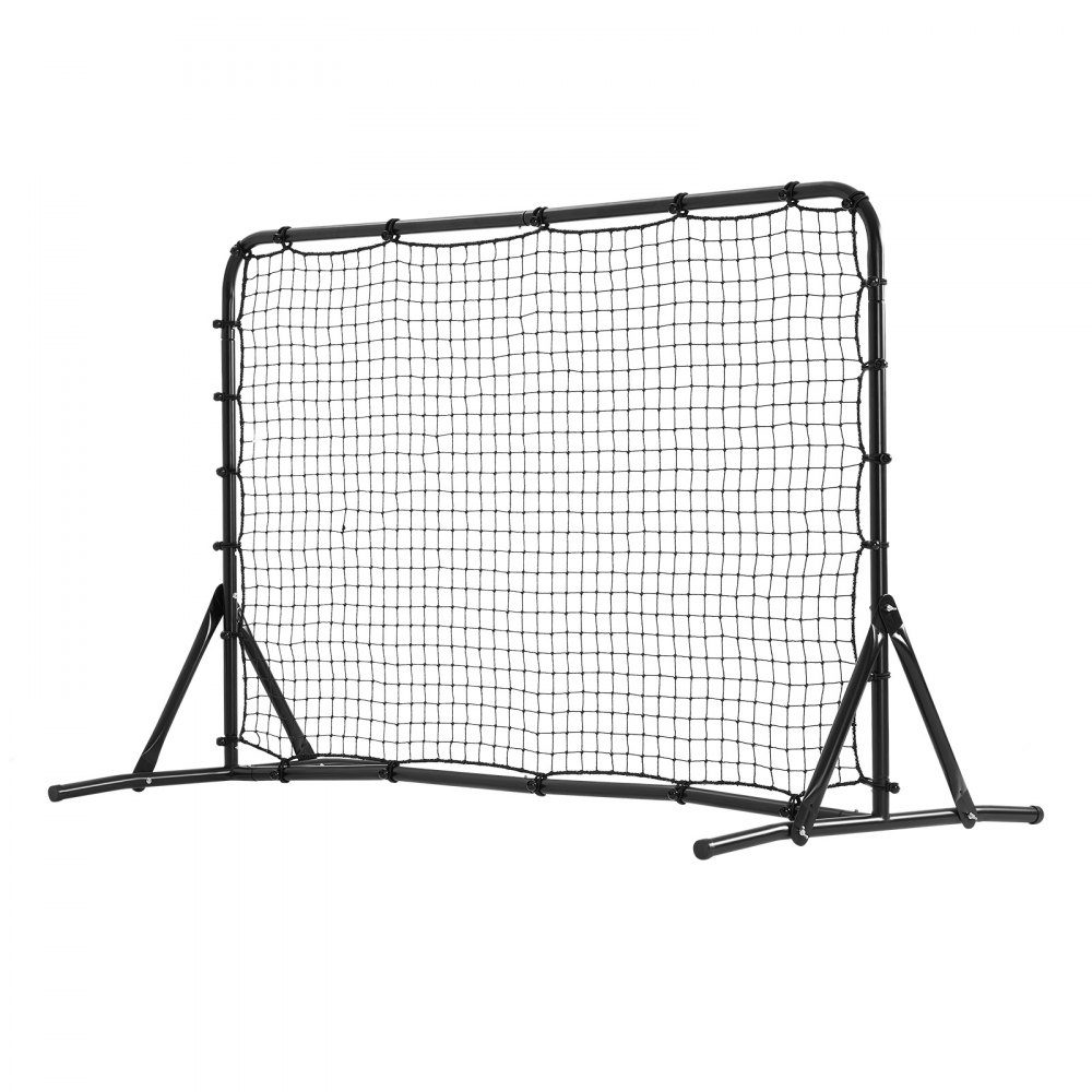 Soccer Rebound Net 6x4 Feet Portable Training Gift Double Sided Rebound Net Soccer Training Tool Tools and Equipment for All Ages Kick Back Rebounder