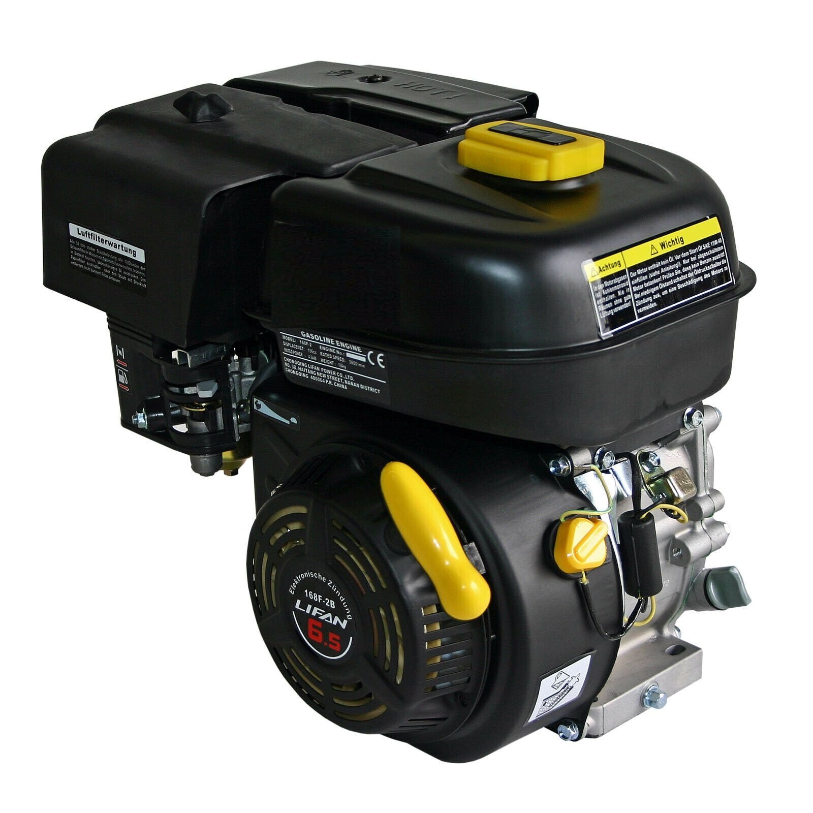 Moteur essence LIFAN 4,8 kW 6,5 CV Moteur de kart à démarrage manuel 19,05 mm Moteur 196 cc Moteur essence LIFAN 4,8 kW 6,5 CV Moteur de kart à démarrage manuel 19,05 mm Moteur 196 cc