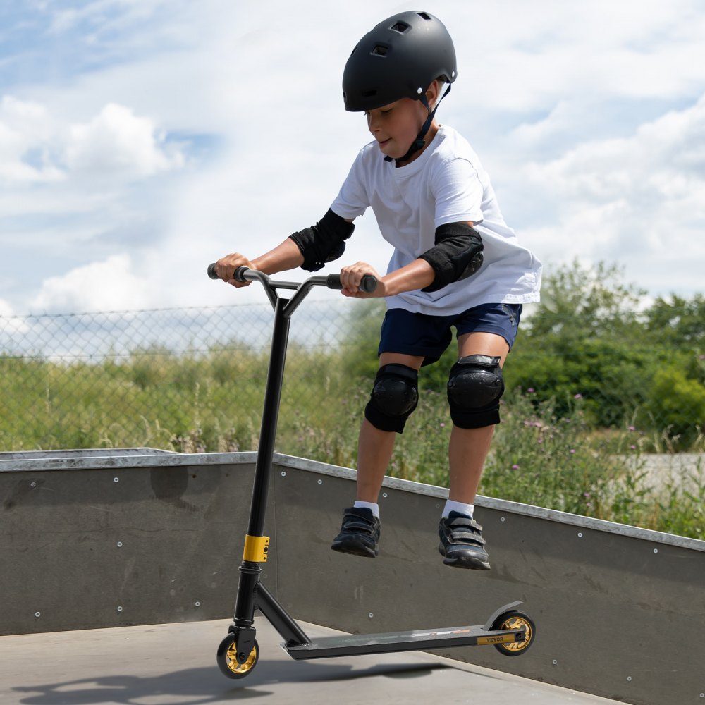 Stunt-Scooter, komplette Trick-Scooter für Kinder Ages 11-13, Teenager, Jungen und Mädchen, Freestyle-Street-Rider für Fortgeschrittene und Anfänger, leichtes Aluminiumdeck