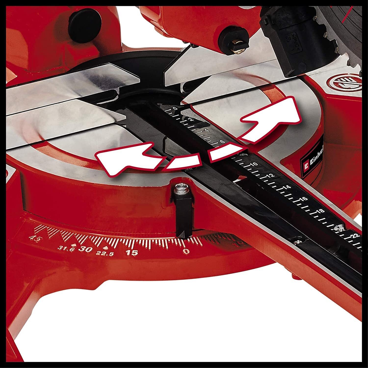 Einhell Zug-Gehrungssäge TC-SM 2131/1 Dual (1.500 W, Ø210 x Ø30 mm Sägeblatt, 31 cm/21 cm Schnittbreite 90°/45°, Neuheit 2020, Zugfunktion, Klemmvorrichtung, inkl. Hartmetall-Sägeblatt)
