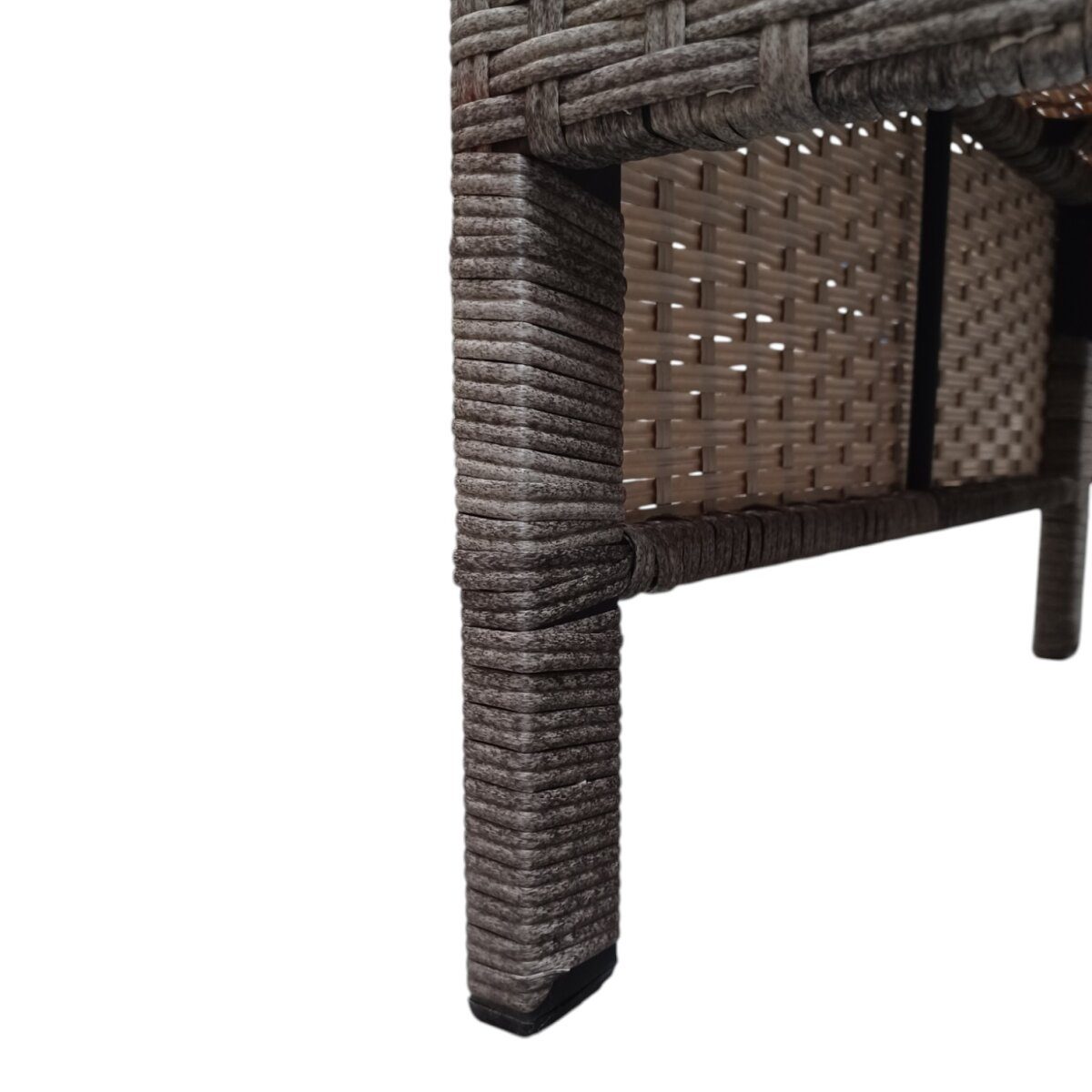 Gardamo Vigo wicker lounge set, 4 pieces, gray