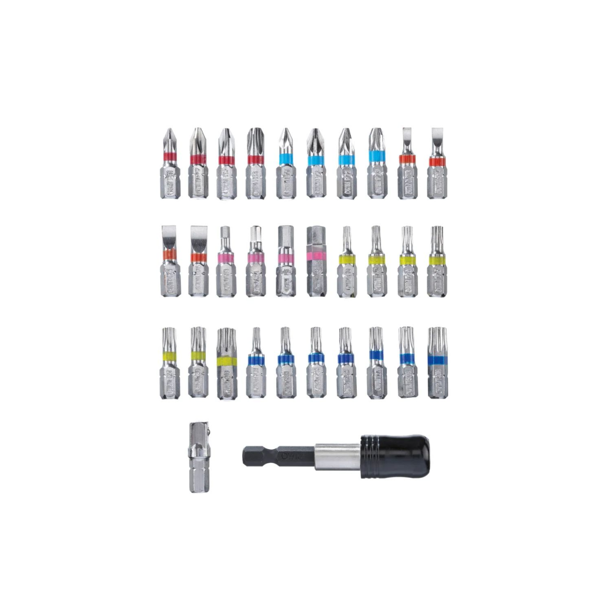 PARKSIDE® Bit-Set »PBS 4 «, farbcodiert (Bit-Set 25mm 32-teilig)