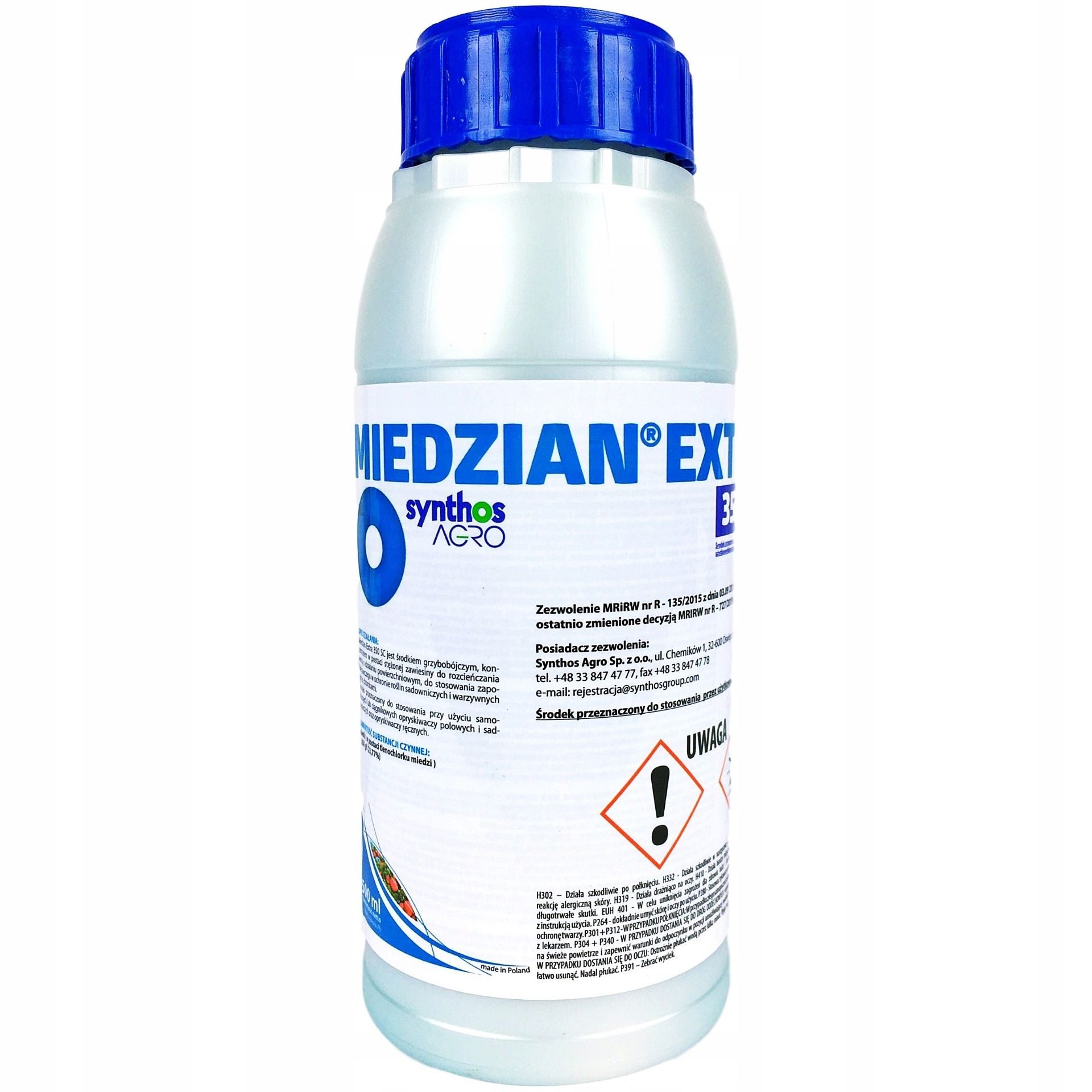 Miedzian Extra 350 SC 500 ml – zuverlässiger Schutz für Obst- und Gemüsepflanzen