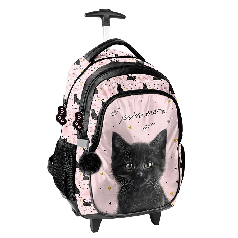 Black Cat Rucksack mit Rollen