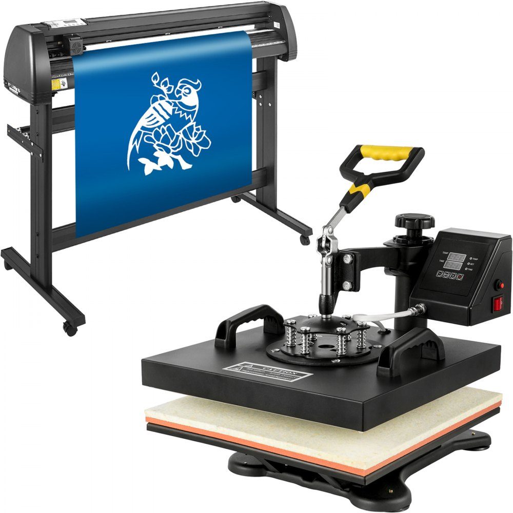 38x38cm hittepersmachine, 5-in-1 hittepersmachine, hittepersmachine en 1350 mm vinylsnijplotter Snijplotter Desktopmachine